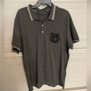 Harley-Davidson Charcoal Gray Polo with Black and White Trim